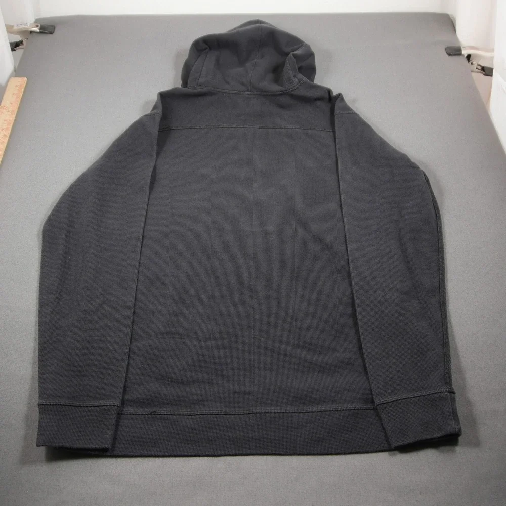 Public Rec Waffle Knit Raglan XL Men Hoodie Thermal Black Gym Essential Pullover